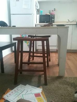 two bar stools