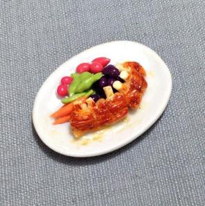 New Miniature Clay Polymer Pork Ribs