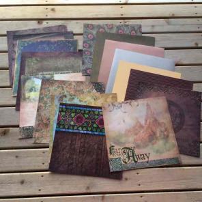 12x12 scrapbook paper lot