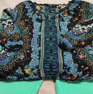LC Ankle Green Pants LB blouse 2 pc