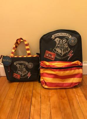 NWT Harry Potter Lunchbox & Backpack