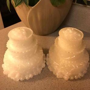 Elegant Wedding Cake Candles