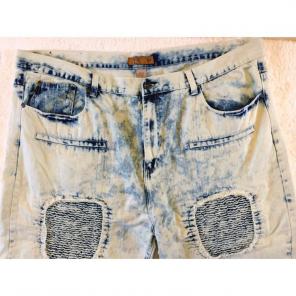 NWT Mens 1738 Moto Denim Shorts | 48