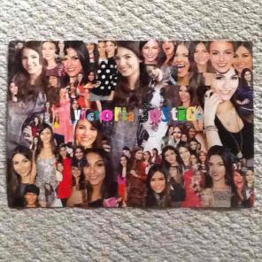 Victoria Justice name collage