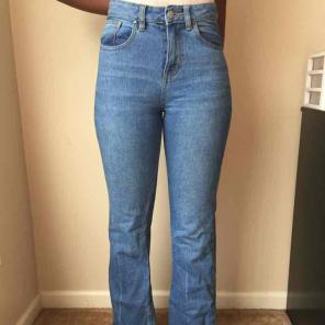 High waisted vintage wide leg