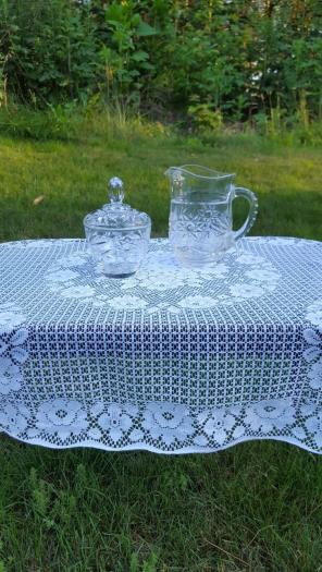 Vintage Jeanette Starburst creamer