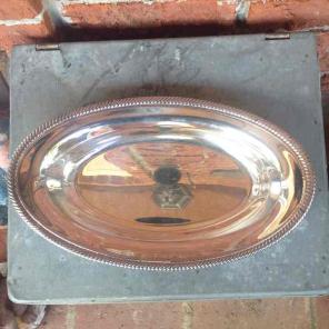 Vintage Intl Silver Co Bread Tray