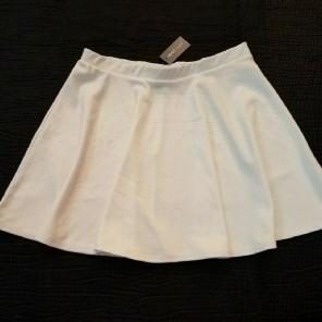 Plain White Skirt