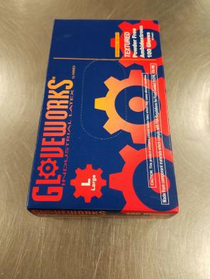 5 boxes Large latex gloves