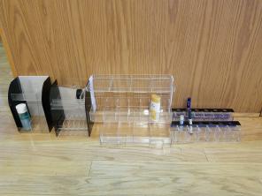 6 ACRYLIC MAKE-UP ORGANIZERS
