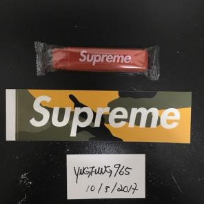 Supreme Sticker & Toothbrush Bundle