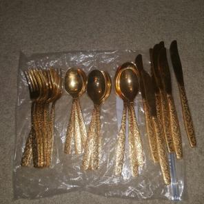 Vintage 1960 24kt plated