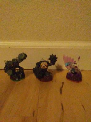 3 Skylanders rock type