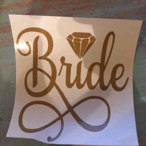 Bride decal