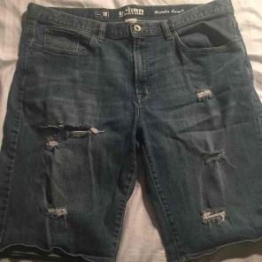 Urban Pipeline Custom Ripped Short Jeans