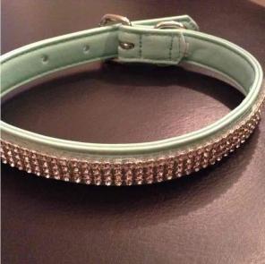 Bling small dog collar NWOT