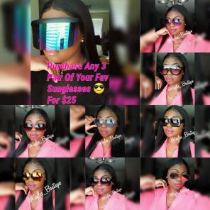 3 FOR $25 SUNGLASSES