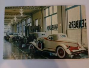 Auburn-Cord-Duesenberg Museum postcard