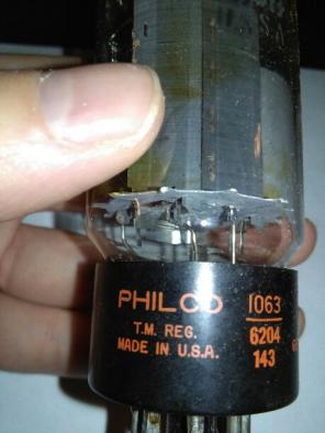 Vintage Philco 5U4 GB 1063/6204/143 Tube