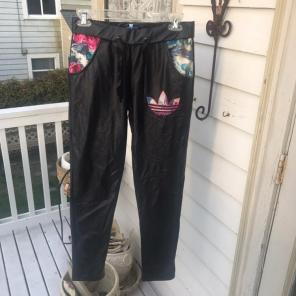 ADIDAS ORIGINALS FAUX LEATHER PANTS