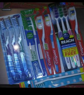 Toothbrushes last set
