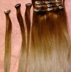 18'' Clip In Hair Extensions. Smoke Free