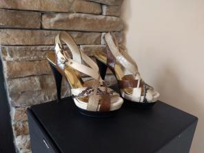 Michael Kors genuine snake leather heels