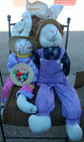 Large decorative Easter Bunnies!!