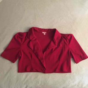 Bongo Short Sleeve Red Jacket