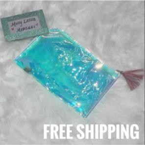 Holographic Iridescent Clutch Bag Purse