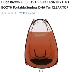 TANNING TENT NEVER USED