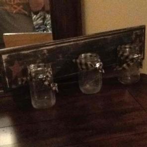 Mason jar organizer