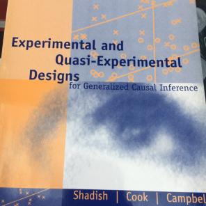 Experimental & Quasi Experimental Desig