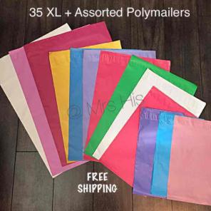 35 XL + Assorted Polymailers