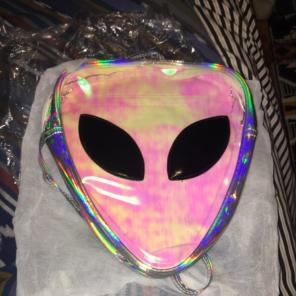 Brand New Iridescent Alien Bag