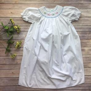 Sweet Angela Smocked Angelfish Dress-6