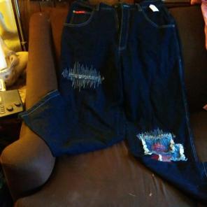 Mens new athnc dstresd w,tags delf jeans
