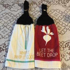 Handmade crochet top decorative towels