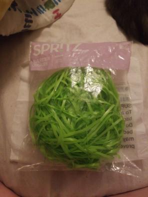Easter basket grass