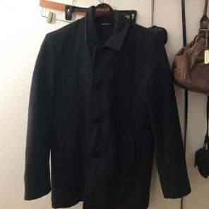Charcoal Wool Peacoat