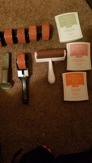 Stampin up Roller Set with extras