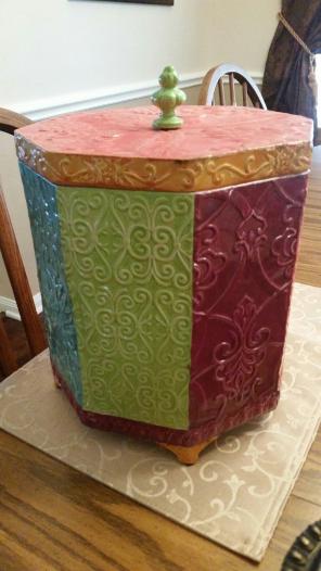 Tin Cookie Jar