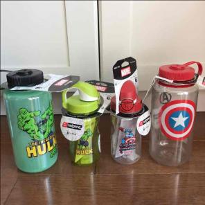 4 pcs set of marvel Nalgene bottles