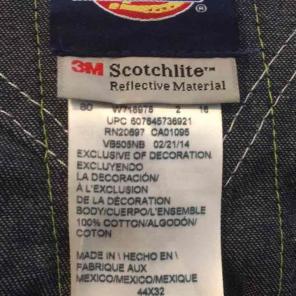 Dickies 3m reflective overalls 44/32