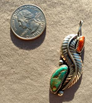 Vintage Native American Old Pawn sterlin