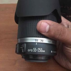 Canon 55-250mm lens