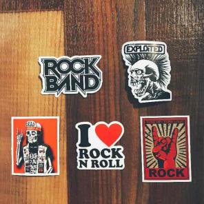 Rock N' Roll sticker lot
