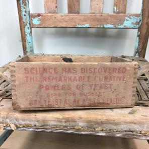 Antique Early 1900's Yeast Box Primitive