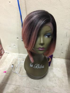Pink Lace Front Bob