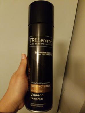 Tresemme firm control hair spray